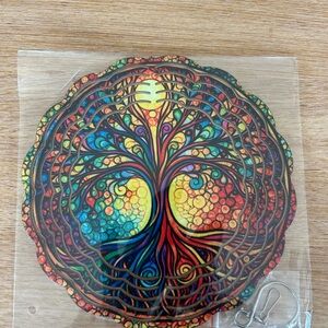 Aluminum Wind spinner 8” round.